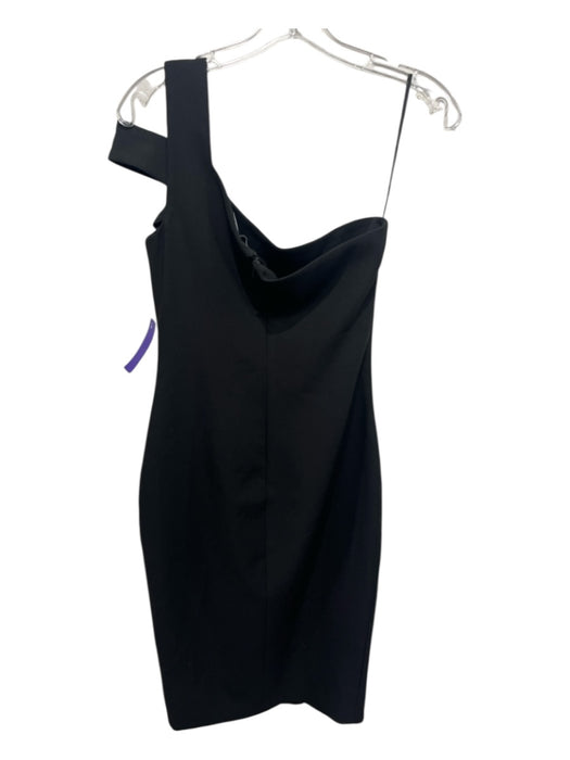 Likely Size 4 Black Polyester Blend Side Slit Knee length Dress Black / 4