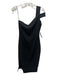 Likely Size 4 Black Polyester Blend Side Slit Knee length Dress Black / 4