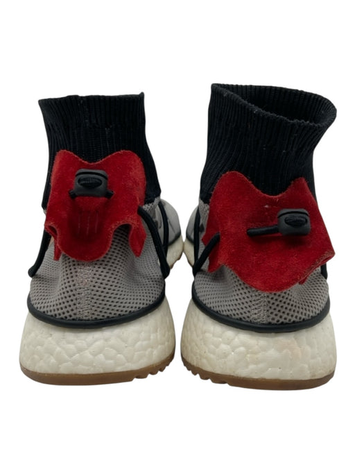 Adidas Shoe Size 11 Gray & Red Synthetic Mesh Sneaker Men's Shoes Gray & Red / 11