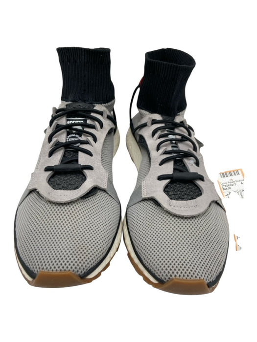 Adidas Shoe Size 11 Gray & Red Synthetic Mesh Sneaker Men's Shoes Gray & Red / 11