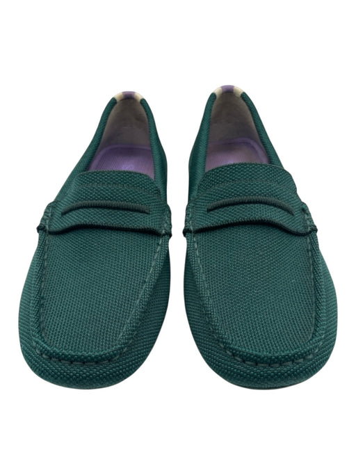 Rothy's Shoe Size 7.5 Emerald Green Synthetic Knit round toe Rubber Sole Flats Emerald Green / 7.5