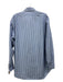 Sid Mashburn Size XL Blue & White Cotton Striped Button Down Long Sleeve Shirt Blue & White / XL