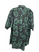 Sid Mashburn Size XL Green Cotton Floral Men's Short Sleeve Shirt Green / XL