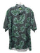 Sid Mashburn Size XL Green Cotton Floral Men's Short Sleeve Shirt Green / XL
