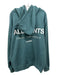 ALLSAINTS Size XL Green Cotton Blend Solid Hoodie Men's Jacket Green / XL