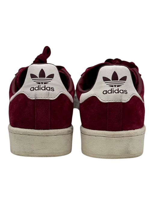 Adidas Shoe Size 10.5 Red & White Suede Solid Sneaker Men's Shoes Red & White / 10.5