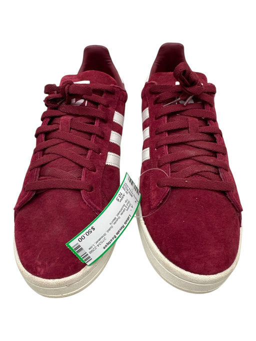 Adidas Shoe Size 10.5 Red & White Suede Solid Sneaker Men's Shoes Red & White / 10.5