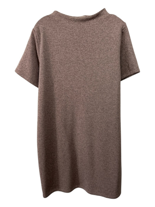 Arc'teryx Size Large Rose & Black Polyester Heathered Short Sleeve Ribbed Dress Rose & Black / Large