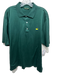 Amen Corner Size L Green Cotton Solid Polo Men's Short Sleeve Green / L