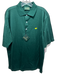 Amen Corner NWT Size M Green Cotton Solid Polo Men's Short Sleeve Green / M