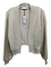 Anthropologie Size One Size Cream Beige Cotton & Acrylic Knit Cardigan Cream Beige / One Size