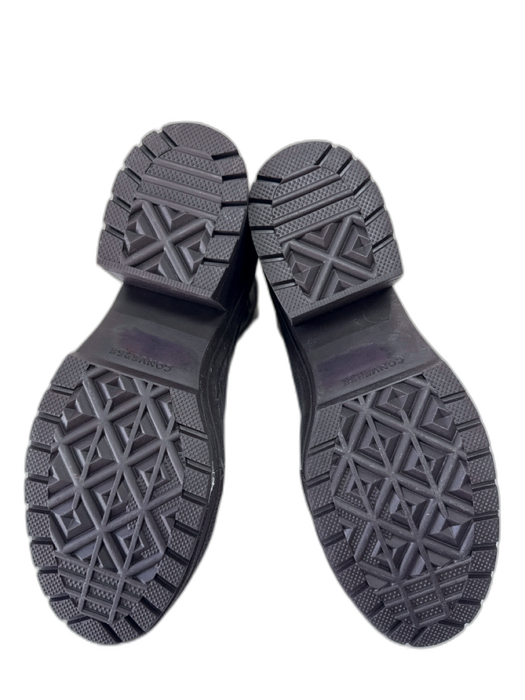 Converse Shoe Size 10.5 Dark Brown Leather Harness lace up Knee High Boots Dark Brown / 10.5