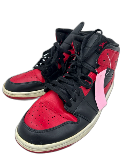 Jordan Shoe Size 11 Black & Red Leather High Top Men's Shoes Black & Red / 11