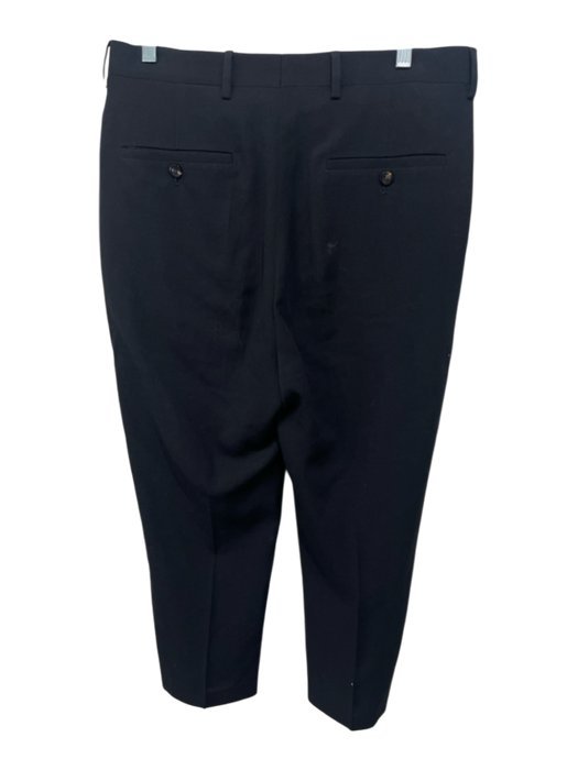 Rick Owens Size 6 Black Wool High Waist Trouser Button Fly Slim Pants Black / 6