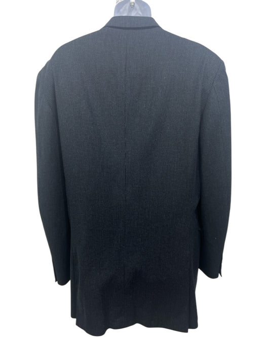 Canali Blue Wool All Over Print 2 Button Men's Blazer Blue / 56