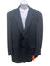 Canali Blue Wool All Over Print 2 Button Men's Blazer Blue / 56
