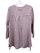 Toast Size M Dusty Pink Linen 3/4 Sleeve Button Front Long Shirt Top Dusty Pink / M