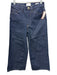 Frame Size 25 Dark Wash Cotton Denim High Waist Button & Zip Fly Wide Crop Jeans Dark Wash / 25