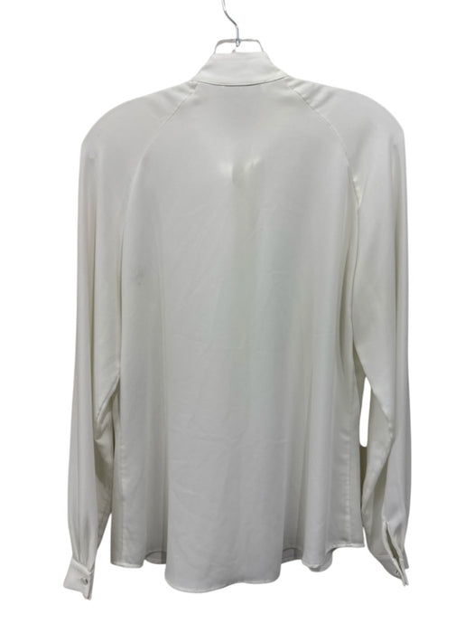 Anne Fontaine Size 40 White Missing Fabric Tag Long Sleeve Button Up Shirt Top White / 40