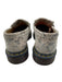 Dr. Martens Shoe Size 7 Taupe & Black Suede Silver Horsebit Snake Print Flats Taupe & Black / 7