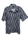 Todd Snyder Size XL Blue & White Cotton Floral Button Up Men's Short Sleeve Blue & White / XL