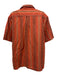 Todd Snyder Size XL Orange & Yellow Cotton Striped Button Up Men's Short Sleeve Orange & Yellow / XL