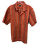 Todd Snyder Size XL Orange & Yellow Cotton Striped Button Up Men's Short Sleeve Orange & Yellow / XL