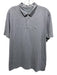 Vuori Size L Gray Polyester Solid Polo Men's Short Sleeve Gray / L