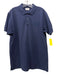 Bally Size XL Navy Blue Cotton Solid Polo Men's Short Sleeve Navy Blue / XL