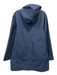 Barbour Size 10 Navy Blue Polyester Snap &  Buttons Snap Pockets Hood Jacket Navy Blue / 10