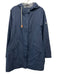 Barbour Size 10 Navy Blue Polyester Snap &  Buttons Snap Pockets Hood Jacket Navy Blue / 10