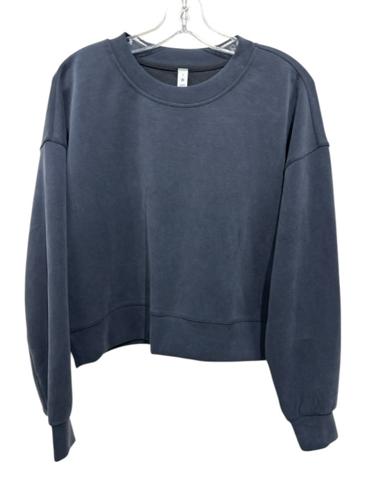 Lululemon Size 6 Navy Blue Polyester Blend Long Sleeve Sweater Navy Blue / 6