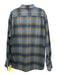 Barbour Size XL Green & Blue Cotton Blend Plaid Flannel Men's Long Sleeve Shirt Green & Blue / XL