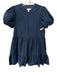 Hyacinth House Size XS Navy Blue Cotton Half Zip Short Sleeve Dress Navy Blue / XS