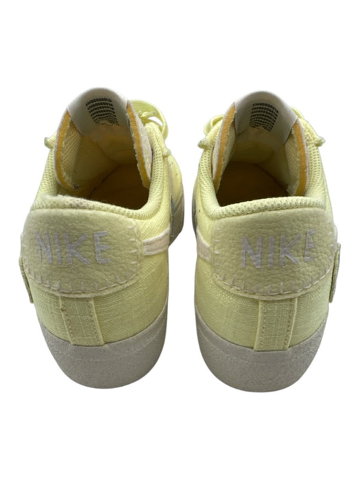 Nike Shoe Size 9 Yellow & White Canvas Low Top lace up Floral Detail Sneakers Yellow & White / 9