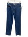 Frame Size 27 Dark Wash Cotton Denim High Rise Straight Leg Cropped Jeans Dark Wash / 27