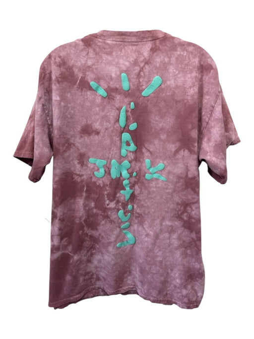 Cactus Jack Size L Pink & Multi Cotton Graphic Men's Short Sleeve Pink & Multi / L