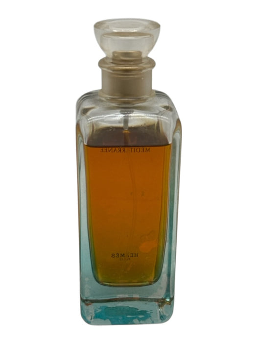Hermes Blue & Clear Glass Bottle 3.3 FL OZ 100 mL Floral Eau de Toilette Perfume Blue & Clear