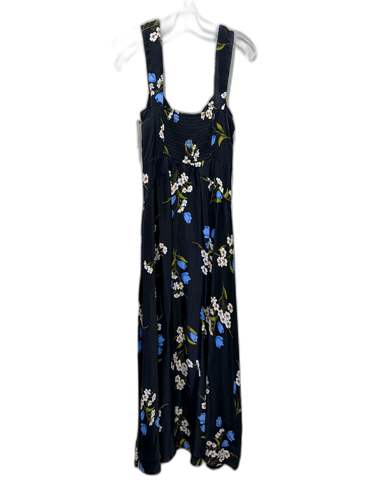 Maeve by ANTHROPOLGIE Size Small Black, White & Blue Viscose Sleeveless Dress Black, White & Blue / Small
