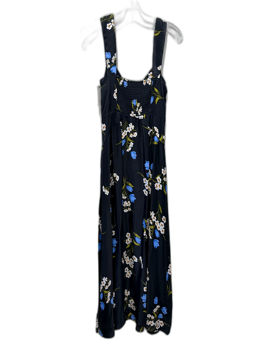Maeve by ANTHROPOLGIE Size Small Black, White & Blue Viscose Sleeveless Dress Black, White & Blue / Small