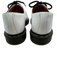 Dr. Martens Shoe Size 10 White & Black Leather Lace Up Rubber Sole Shoes White & Black / 10