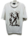 Purple - Brand Size L White & Brown Cotton All Over Print Men's Short Sleeve White & Brown / L