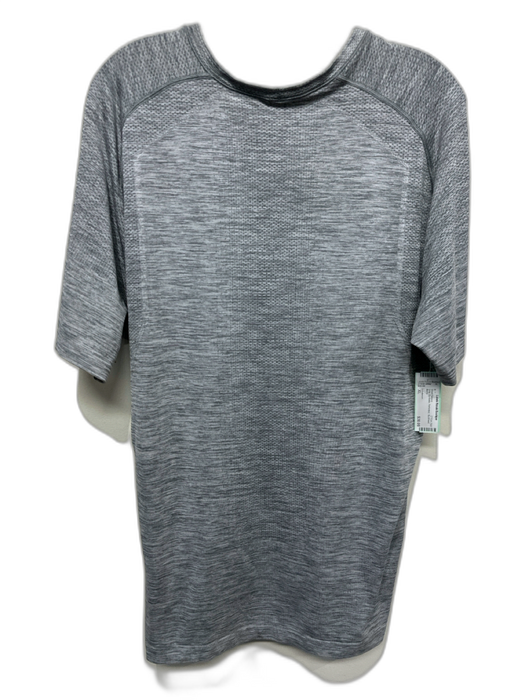 Lululemon Size XL Gray Synthetic Perforated Men's Short Sleeve Gray / XL