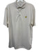 Masters Tech Size S White Synthetic Solid Athletic Polo Men's Short Sleeve White / S