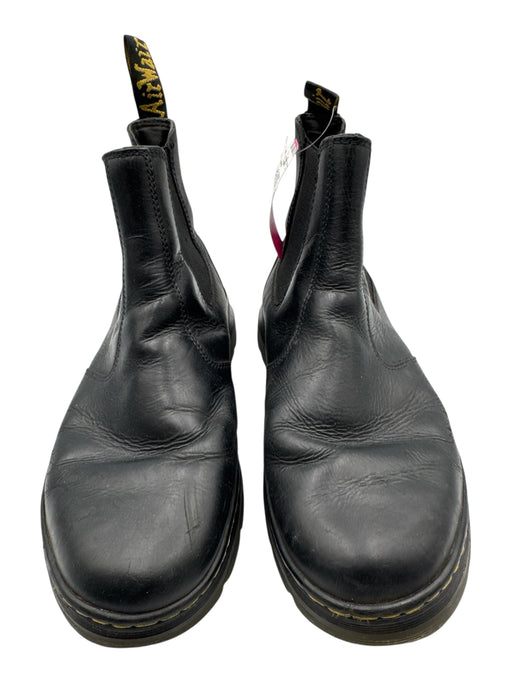 Dr Marten Shoe Size 11 AS IS Black Leather Solid Stacked Heel Chelsea Shoes Black / 11