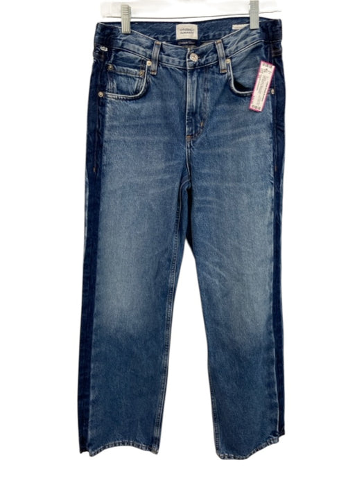 Citizens of Humanity Size 25 Light & Dark  Blue Cotton Two Tone Zip Fly Jeans Light & Dark  Blue / 25