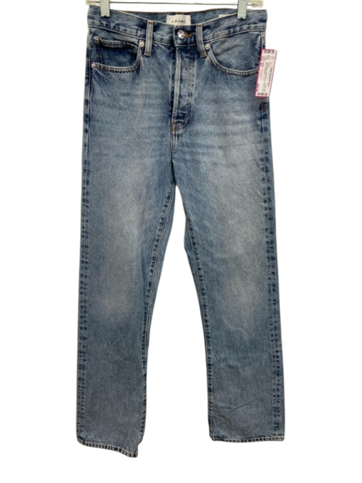 Agolde Size 25 Light Wash Cotton Zip Fly Straight High Rise Jeans Light Wash / 25