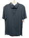 Lululemon Size Est L Navy Blue Synthetic Polo Men's Short Sleeve Navy Blue / Est L