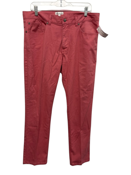 Peter Millar Size 36 Pink Cotton Zip Fly Men's Pants Pink / 36