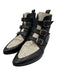 Jimmy Choo Shoe Size 38.5 Black, Gray, White Leather Snake Print Booties Black, Gray, White / 38.5
